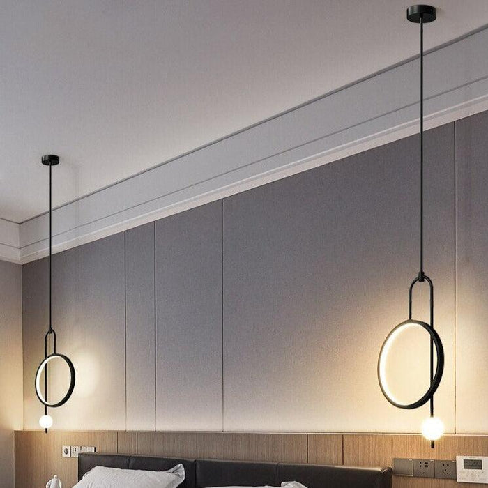 Modern Eclipse Pendant Lights.