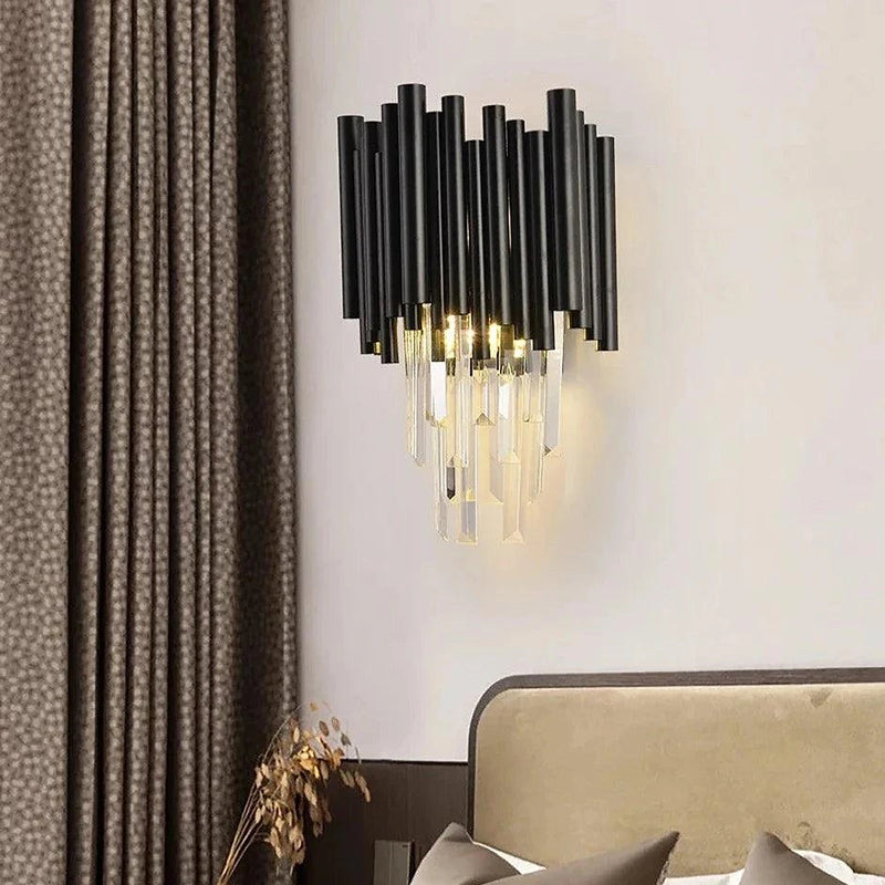 Vigo Crystal Wall Sconce-DWHOME
