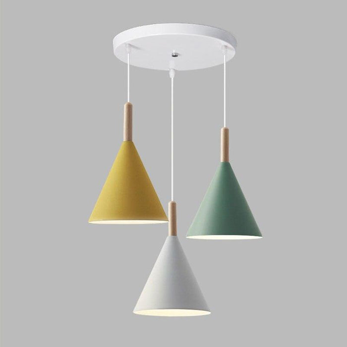 Modern Style Color Cone Ceiling Light.