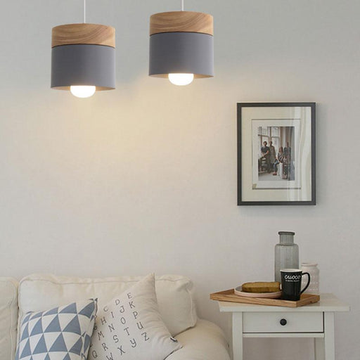 Nordic Style Wooden Macaron Ceiling Light.