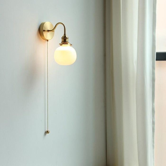 Vintage Style Glass Sphere Wall Light N READY - DWHOME