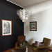 Elegant Murano Disc Iridescent Chandelier-DWHOME