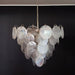 Elegant Murano Disc Iridescent Chandelier-DWHOME