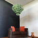 Elegant Green Murano Disc Chandelier-DWHOME