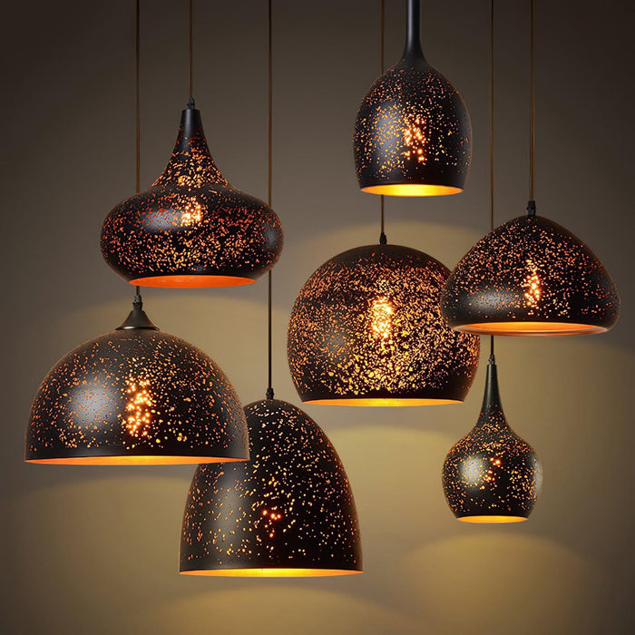 Hollow Industrial Pendant Lamp.