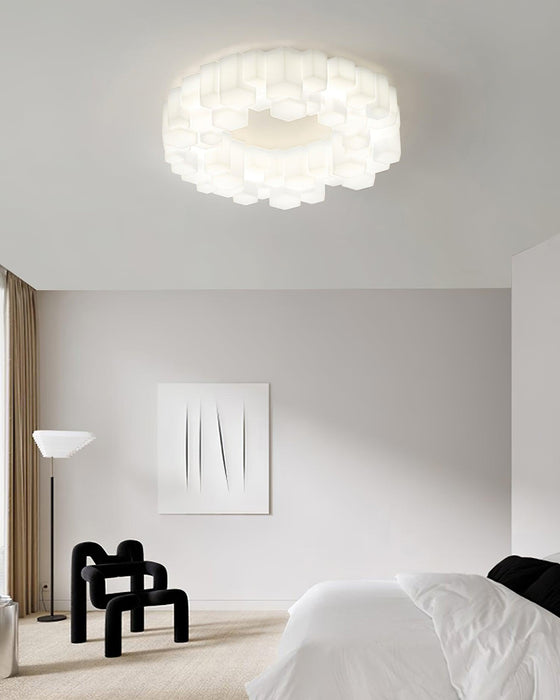 Honeycomb Ceiling Lamp.