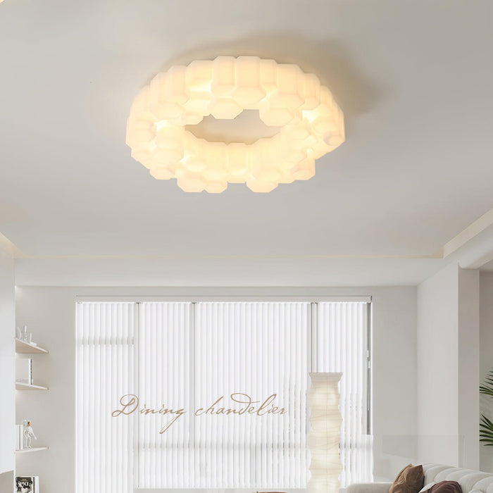 Honeycomb Ceiling Lamp.