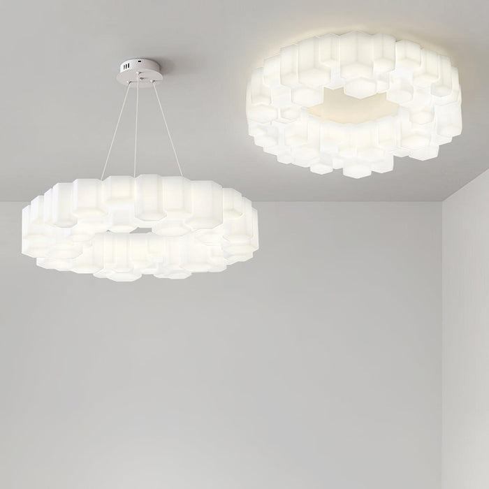 Honeycomb Ceiling Lamp.