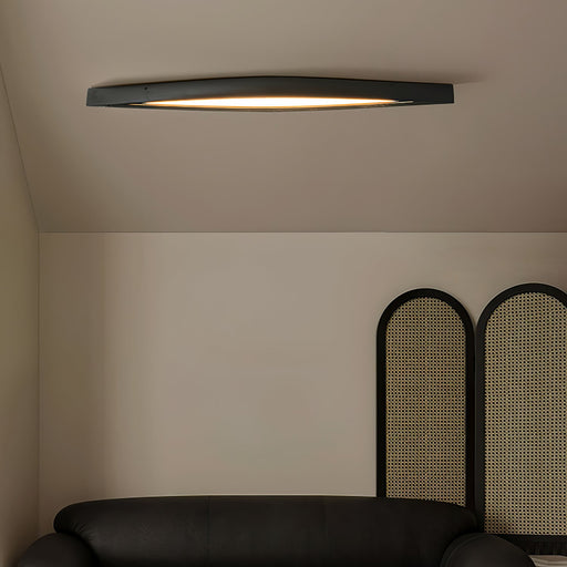 Horizon Linear Wood Ceiling Lamp.