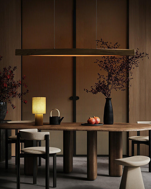Horizon Linear Wood Pendant Lamp-DWHOME