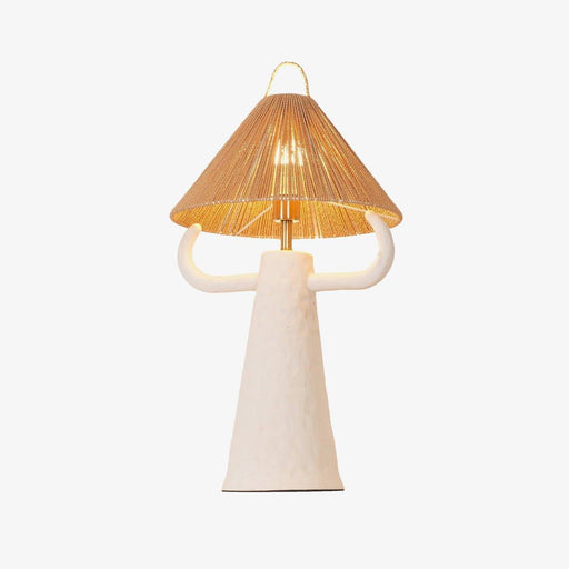 Horns Ceramic Table Lamp-DWHOME
