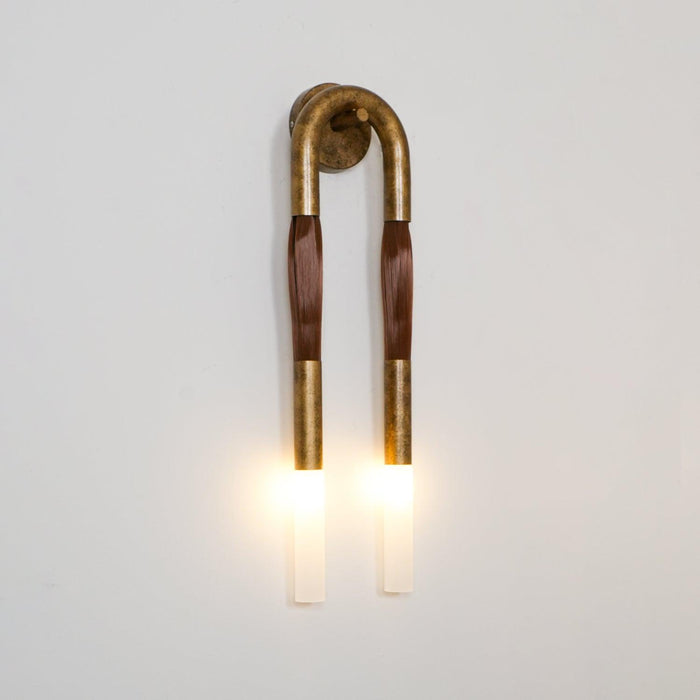 Horsehair Wall Lamp-DWHOME