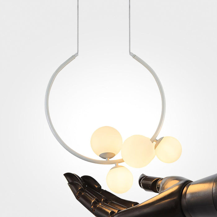 Glass Bubble Pendant Light-DWHOME