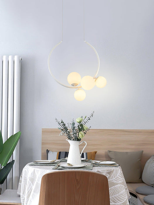 Glass Bubble Pendant Light-DWHOME