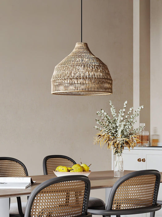 Hues Wicker Pendant Lamp-DWHOME