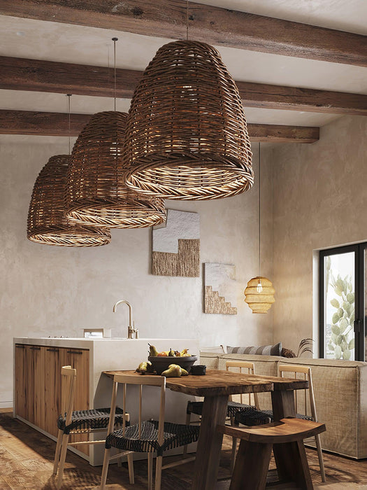 Hues Wicker Pendant Lamp.