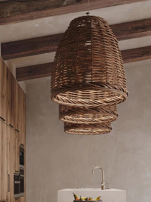 Hues Wicker Pendant Lamp.