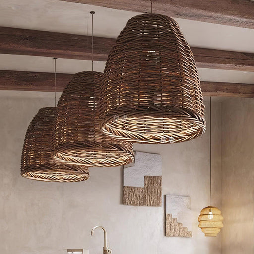 Hues Wicker Pendant Lamp.