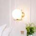 Blown Glass Opal Glass Wall Lamp - DWHOME