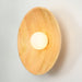 Longleaf Wooden Plate Simple and Elegant Wall Light.