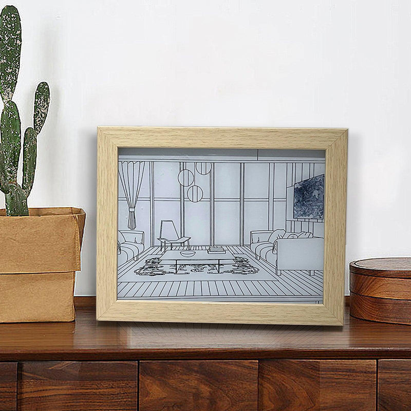 Illuminated Bedside Art Lamp-DWHOME