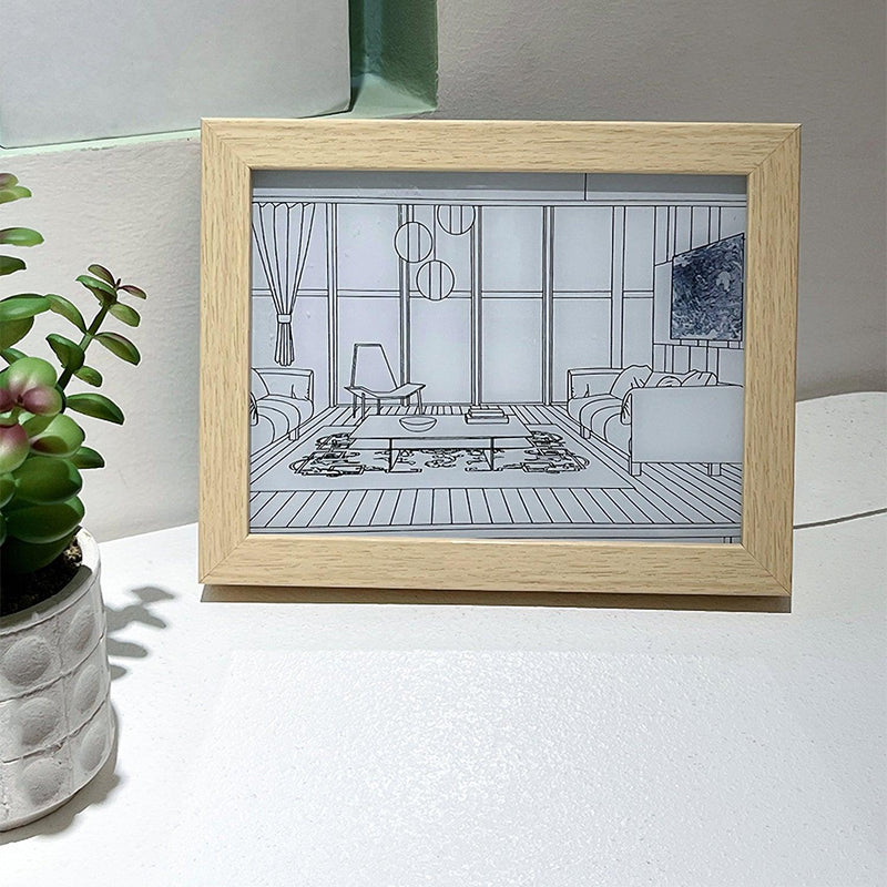 Illuminated Bedside Art Lamp-DWHOME