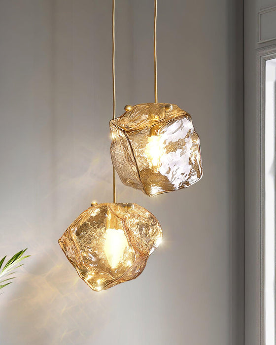 Illyria Ice Glass Pendant Lamp.