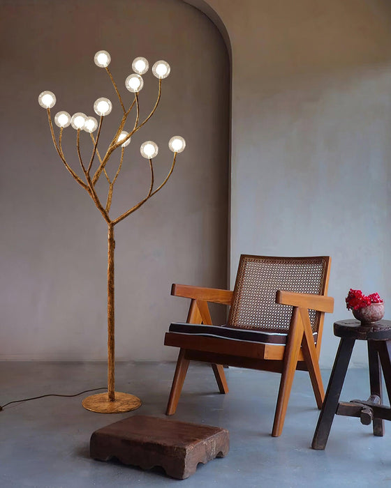 Imitation Wood Floor Lamp.