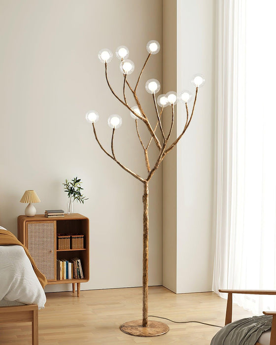 Imitation Wood Floor Lamp.