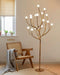 Imitation Wood Floor Lamp-DWHOME