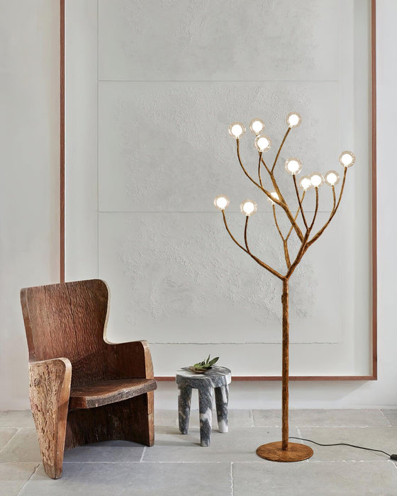 Imitation Wood Floor Lamp.