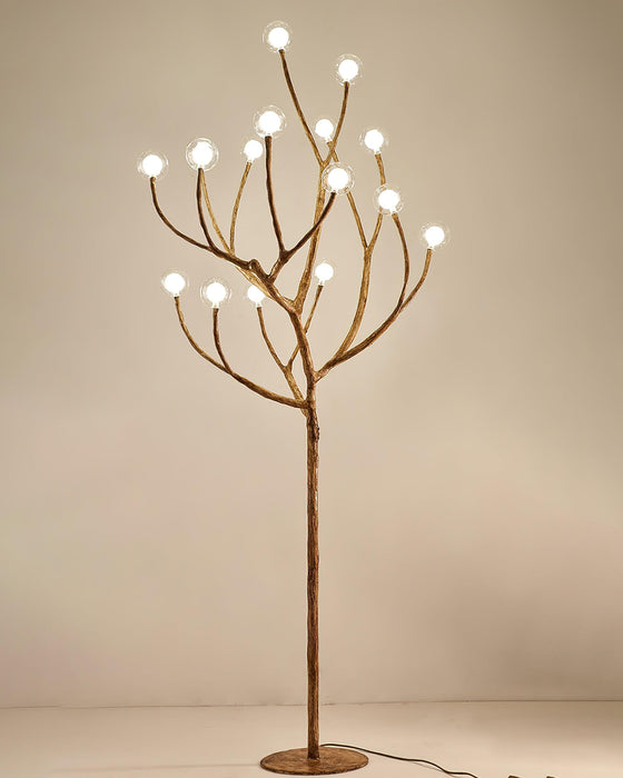 Imitation Wood Floor Lamp.