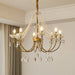 Imperial Pearl Crystal Chandelier-DWHOME