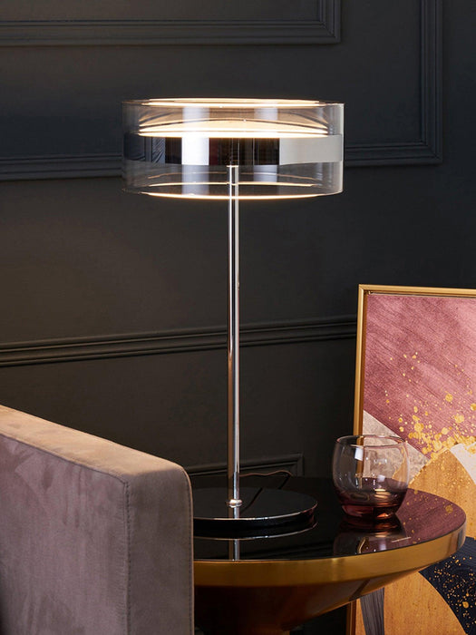 Impex Florina Chrome Table Lamp-DWHOME