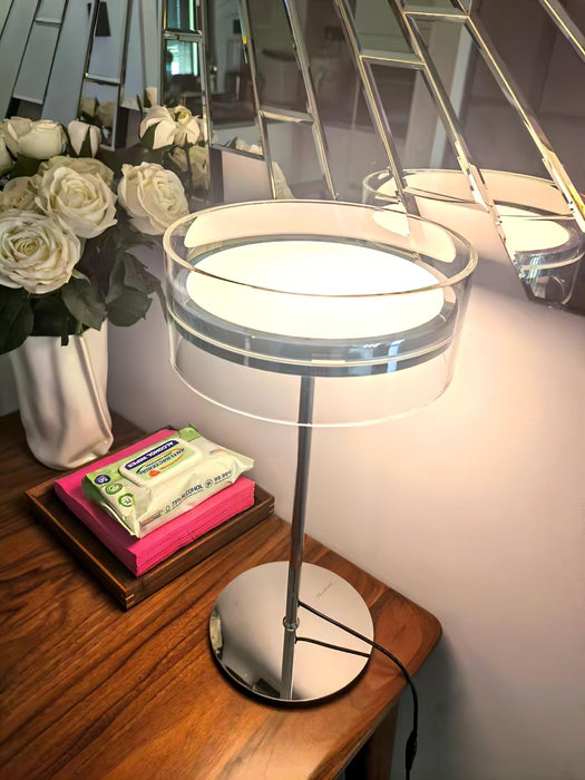 Impex Florina Chrome Table Lamp-DWHOME