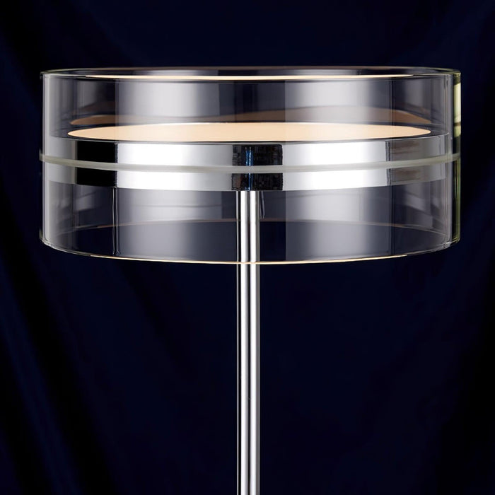 Impex Florina Chrome Table Lamp-DWHOME