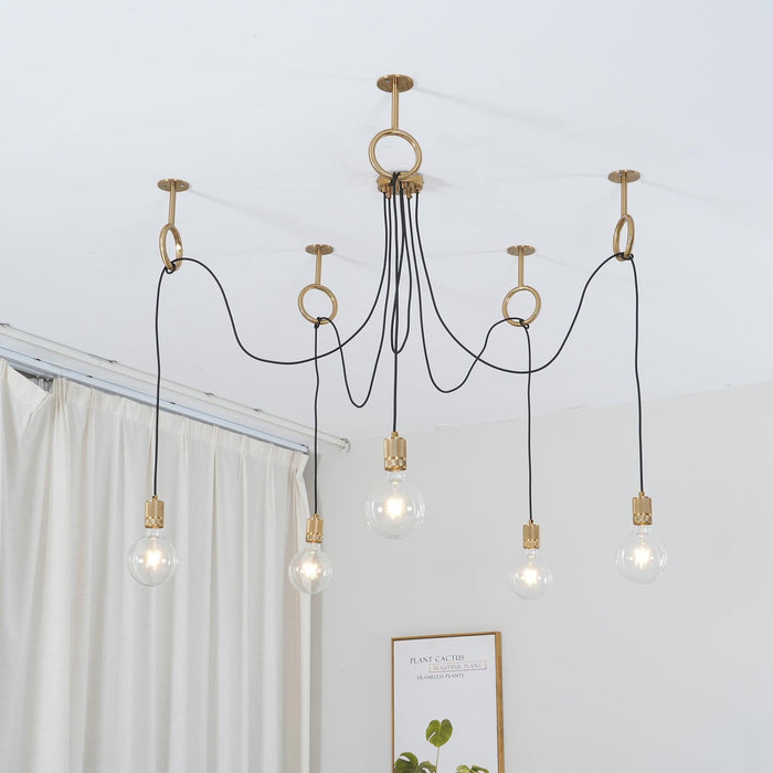 Industrial Spider Chandelier - DWHOME