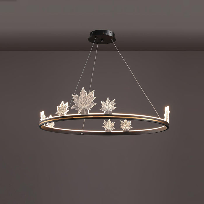 Ion Leaf Chandelier-DWHOME