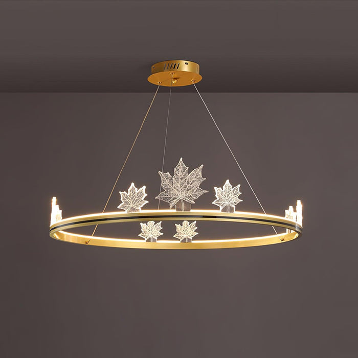 Ion Leaf Chandelier-DWHOME