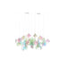 Iris Iridescent Blossom Chandelier - Vakkerlight