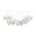 Iris Iridescent Blossom Chandelier - Vakkerlight