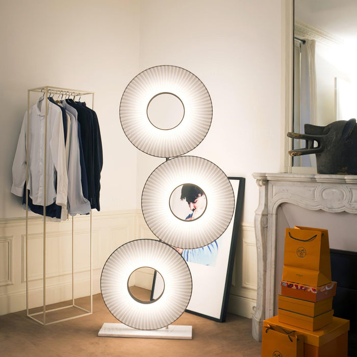 Iris Totem Floor Lamp.