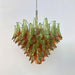 Emerald Flame Murano Glass Chandelier-DWHOME