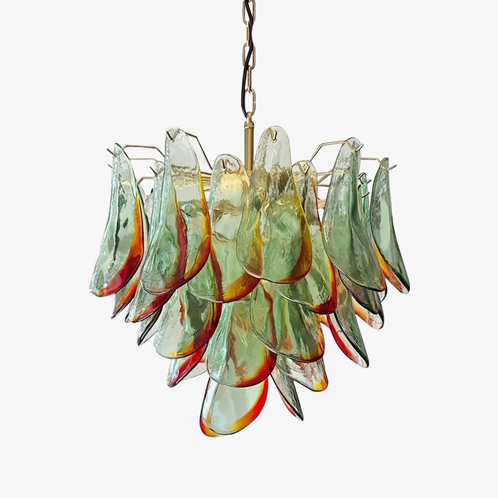 Emerald Flame Murano Glass Chandelier-DWHOME
