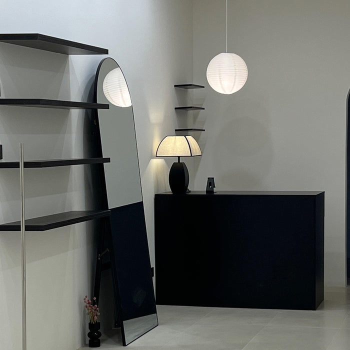 Javier Black Table Lamp-DWHOME