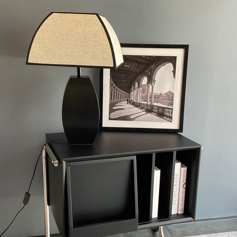 Javier Black Table Lamp-DWHOME