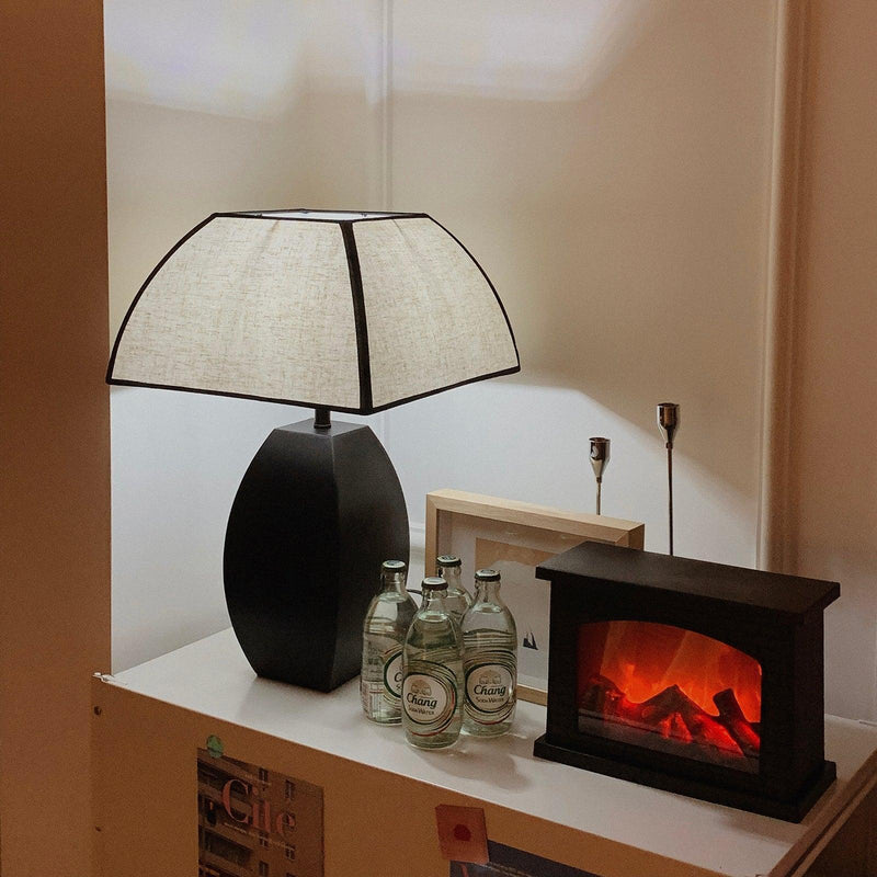 Javier Black Table Lamp-DWHOME