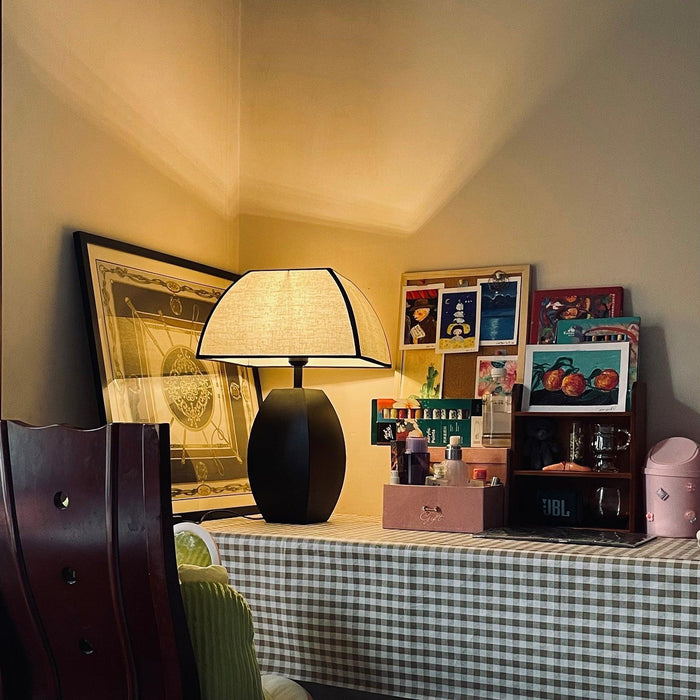 Javier Black Table Lamp-DWHOME