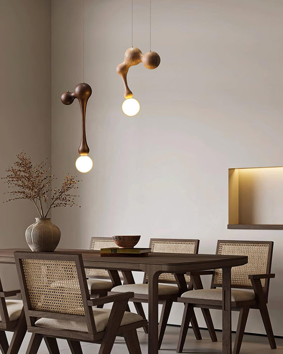 Jenna Wooden Pendant Lamp-DWHOME