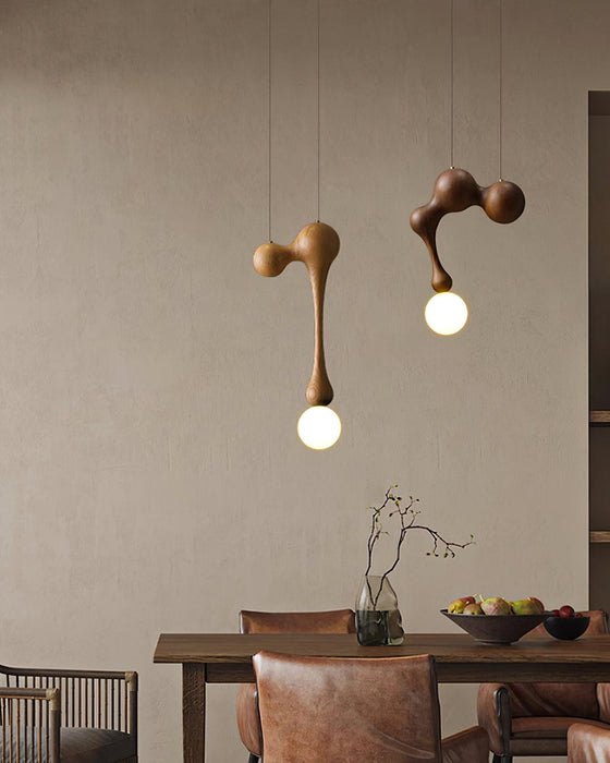 Jenna Wooden Pendant Lamp-DWHOME